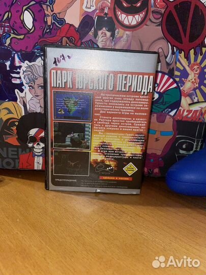 Картриджи Sega mega drive:Jurassic park,Spider man