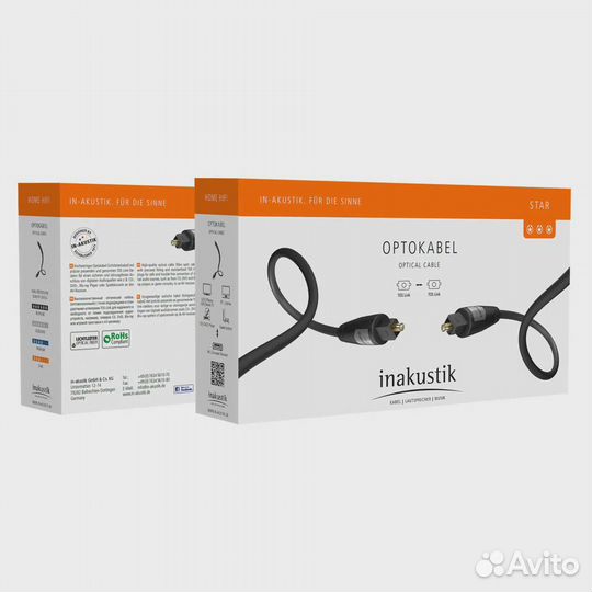 Inakustik Star Optical Cable, Toslink(1,5 м