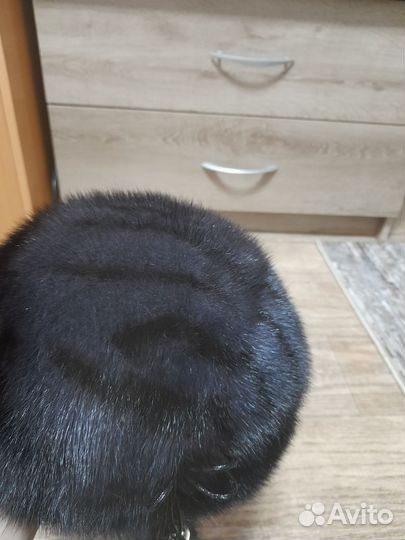 Норковая шапка новая