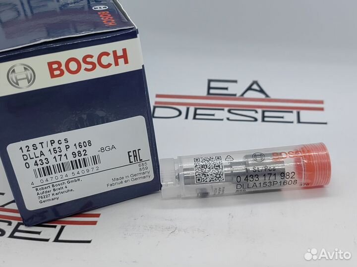 Распылитель 0 433 171 982 (dlla 153P1608)