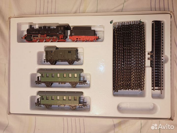 Железная дорога,набор Piko ГДР c паровозом BR55 H0