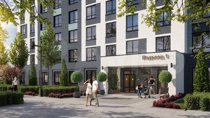 1-к. квартира, 34,2 м², 12/16 эт.