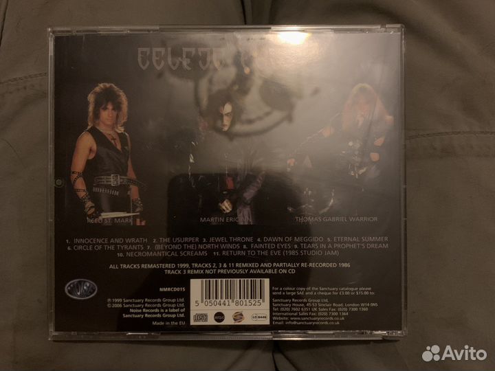 Celtic frost To Mega Therion de luxe cd