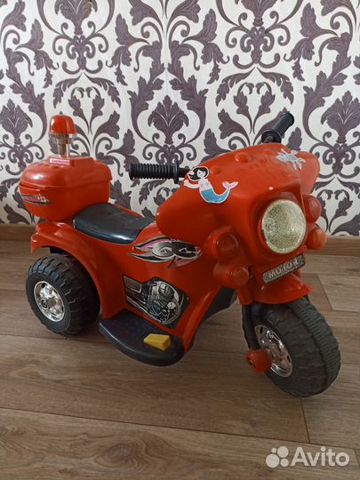 Детский мотоцикл на аккумуляторе бу