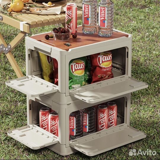 Ящик для хранения складной 50л туристический