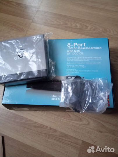 Коммутатор cisco SF 100D-08