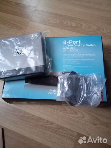 Коммутатор cisco SF 100D-08