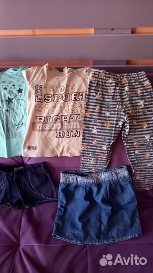 Пакет вещей для девочек 104-122
