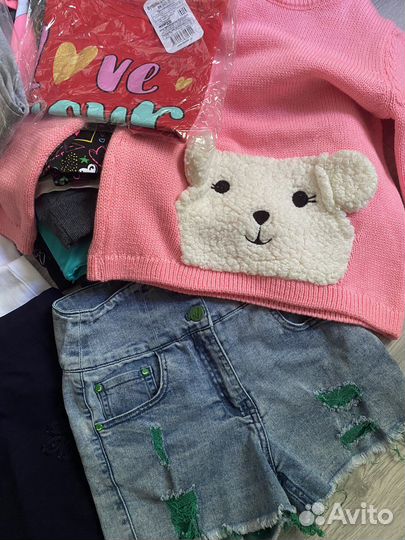 Пакет вещей на девочку рост 128 134