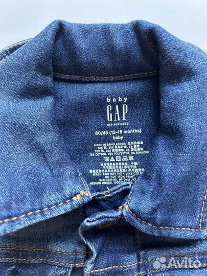 Куртка джинсовая GAP новая, размер 86