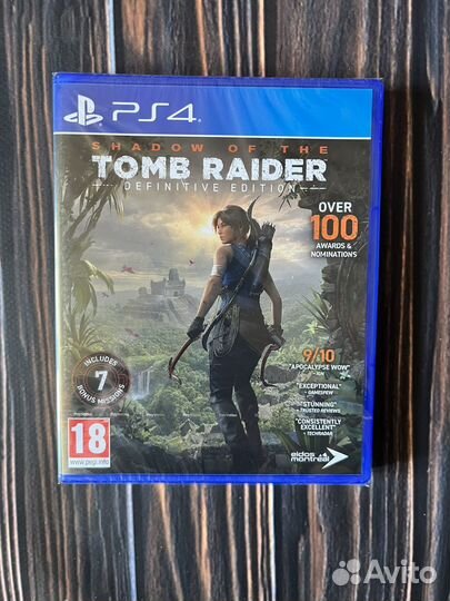 Shadow of the tomb raider ps4 (диск новый)