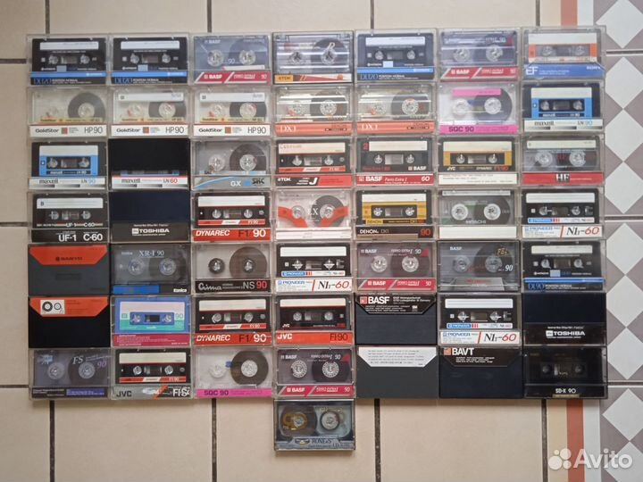 Аудиокассеты с записями с Cd и Lp