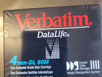 Кассета-картридж Verbatim datalife 4mm-dl 90m