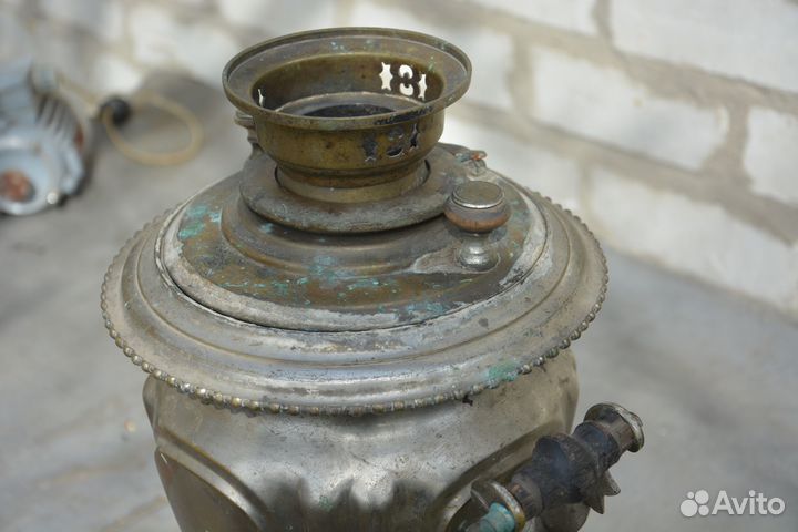 Самовар на дровах старинный