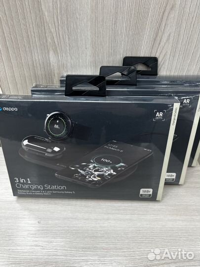 Зарядная станция 3 в 1 Deppa charging station