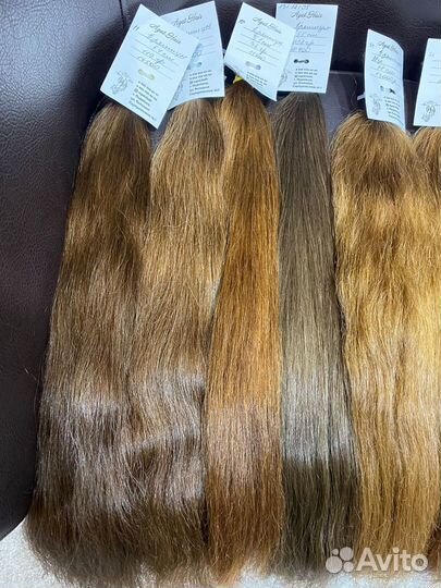 Волосы для наращивания в срезах