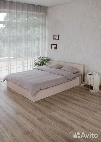 Кровать с матрасом 200х200 евро Милена