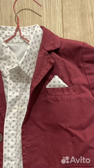 Пиджак и рубашка на мальчика