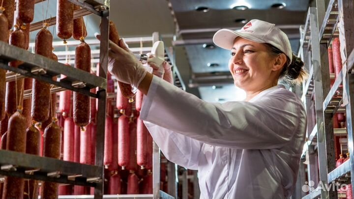 Колбасный завод с проживанием. Вахта г.Владимир