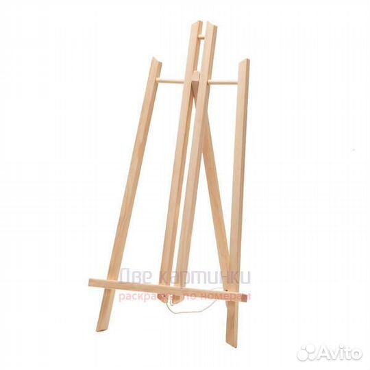 Коробка 48 шт.: Мольберт Две картинки настольный