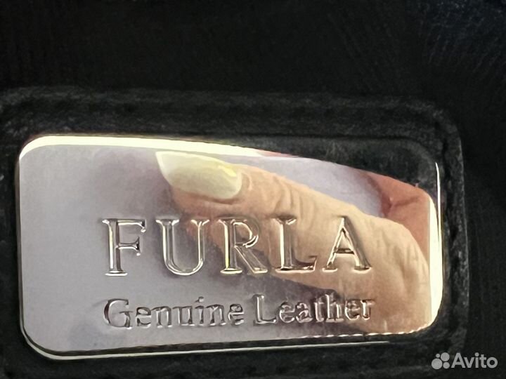 Сумка Furla натуральная кожа с замшей