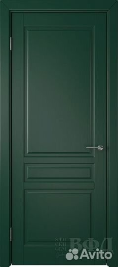 Межкомнатная дверь эмаль VFD Стокгольм, глухая, зе