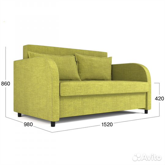 Диван прямой, диван-кровать Beneli алекс, раскладн