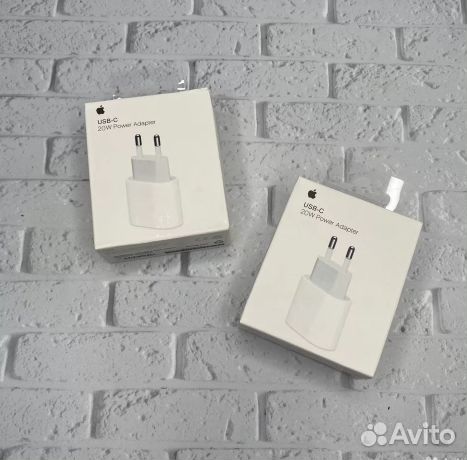 Зарядка на iPhone (20W, type-c, USB-C to lighting)