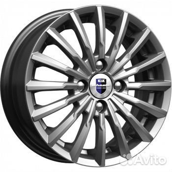 K&K Акцент : 5.5x14 4*100 Et:43 Dia:60.1 Дарк платинум