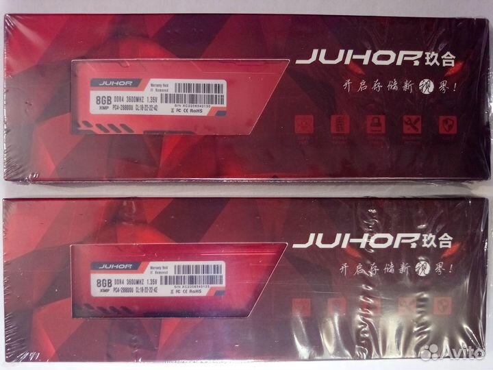 Озу 2 x 8Гб DDR4-3600 2 х 8Гб 2 х 16Гб DDR4-2666