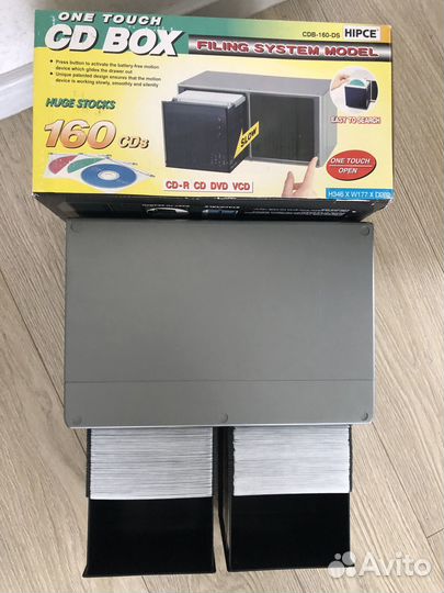 Бокс (ящик) для CD/DVD дисков на 80 шт