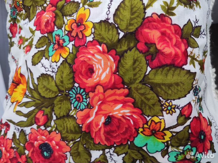 Павловопосадский платок шерсть