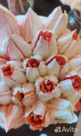 Обучение цветы из зефира.Букеты,мастер-класс