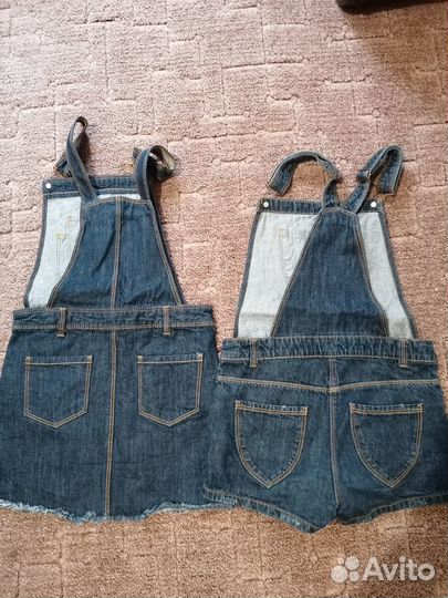 Джинсовый комбинезон