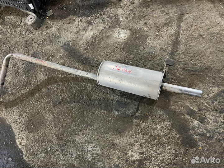 Renault logan глушитель