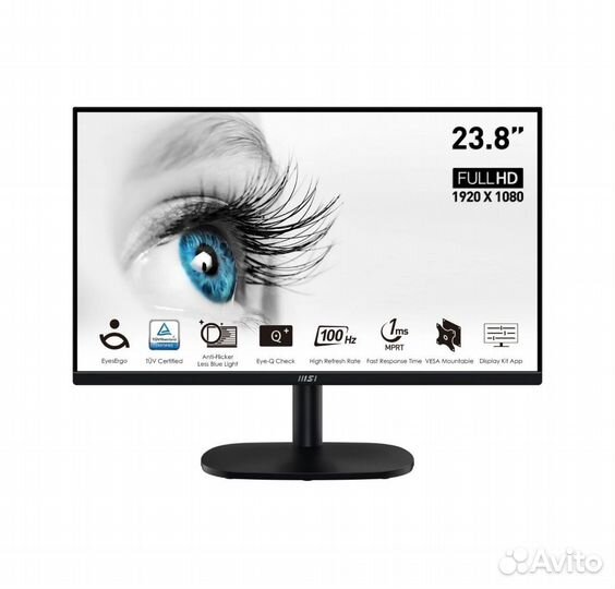 Монитор MSI Pro MP245V 100Гц новый