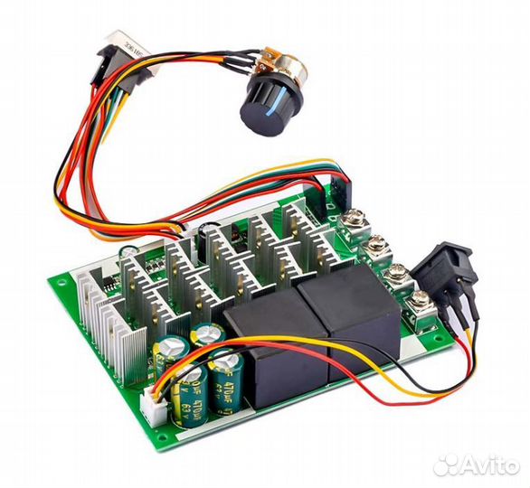 Регулятор шим 10-55v 60A с реверсом, с дисплеем