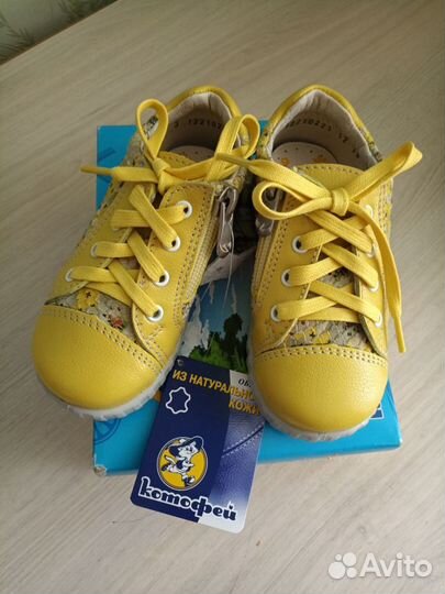 Новые полуботинки Котофей нат.кожа