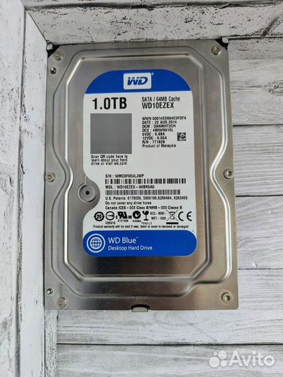 HDD 1Tb Wd Blue Жесткий диск