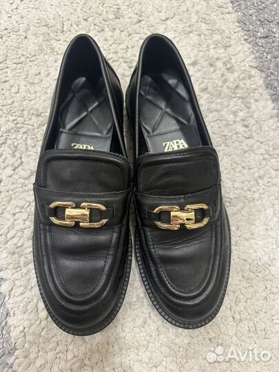 Лоферы zara 37