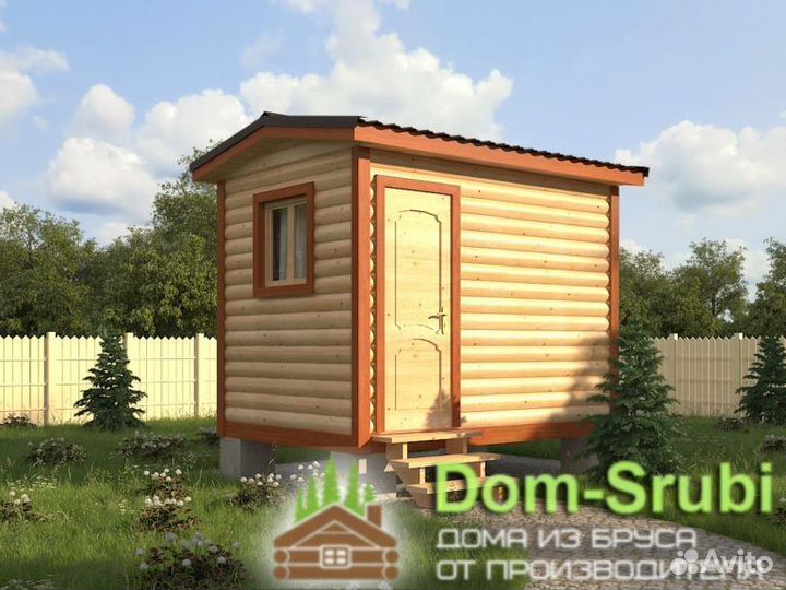 Гаврилов Ям. Мобильная баня из бруса бм-1 (2.30х3)