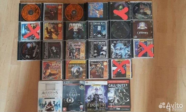 CD диски с программами и играми