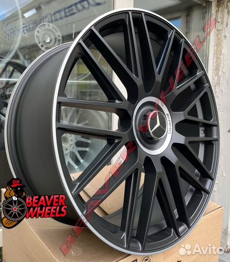 Диски R22 5x112 Mercedes Black Matt