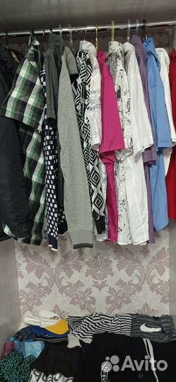 Мужская одежда, пакетом