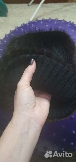 Шапка натуральный мех