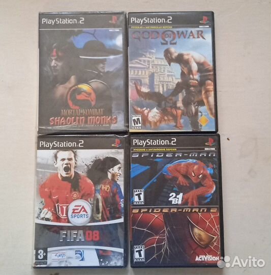 Игровой диск на PlayStation 2