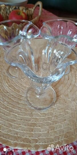 Креманки из стекла 3 шт