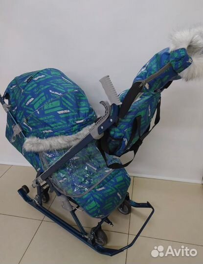 Детские санки коляска