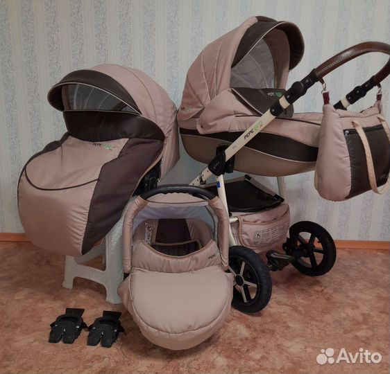 Коляска 3 в 1 Verdi Pepe eco