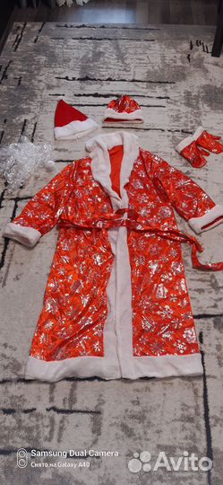 Костюм деда мороза взрослый